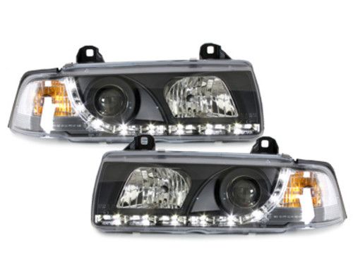 products/128/farovi bmw e36 dnevna svetla.jpg - BMW 3 E36 4Vrata Black 92-98 - Xenon Svetla Beograd